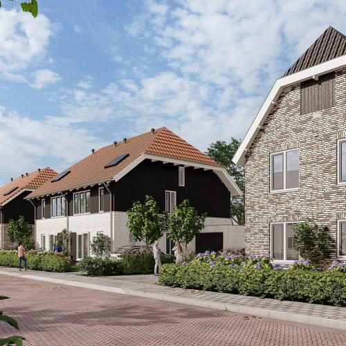 Straatbeeld bouwnummer 12, 13, 14, 15 en 16